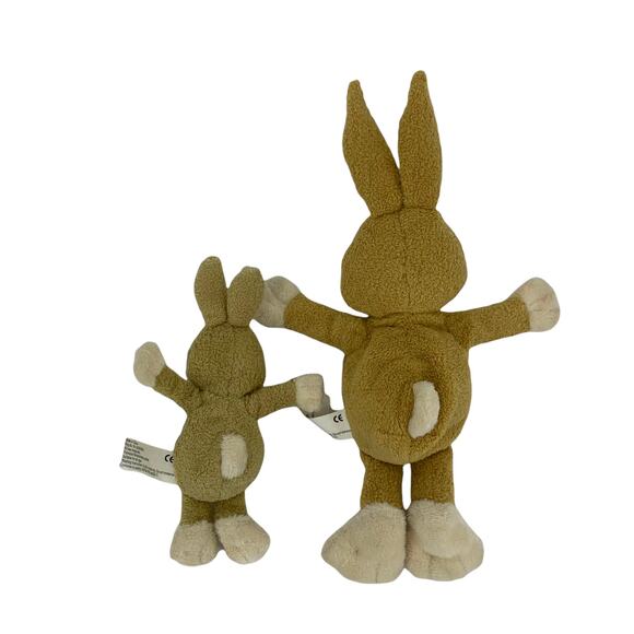 Little Rabbit “Ready For Bed” Bunnies Soft Plush Beanie Toy Little Tiger Press - Picture 2 of 12